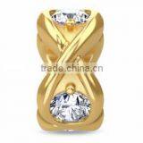 2016 Fashion Jewelry Endless Bracelet Double Leather Bracelet With Gold Key and Angel Charms thumbnail-4