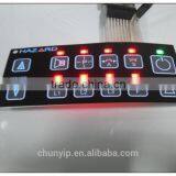 LED Display Panel Switch With Backlighting Film
