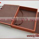 Fabric Leather Wood Photo Storage Box thumbnail-1