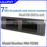 Lilliput RM-7028S 7" 3RU Rack Monitors With Dual 3G-SDI HDMI input out