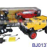 Best Kid Toy Yellow Remote Control Car Cross Country Car 4ch Big Wheels rc Car Kit