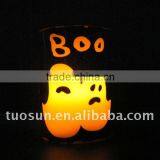 Ghost Led Battery White Light Candle for Cemetery thumbnail-1