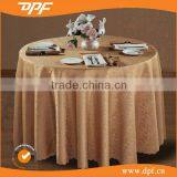 100% Jacquard Polyester Hotel Use Table Cloth