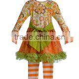 Wholesale Custom Outfit Clothing Set for Baby Children Girls Western Style Daily Costume thumbnail-2