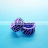 Promotional oem logo colorf customized silicone rubber thumb ring (adult / kid sizes)