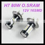 LED Auto Light H7 80w LED Fog Light LED Car Headlight Fog Lamp Dayttime Driving Light