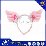 Lovely Pink Angel Wings Headband With Lace