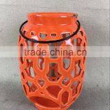 Ceramic Pierced Lantern thumbnail-5