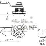 Chrome Plated Zinc Vehicle Mechanical Waterproof Cam Lock thumbnail-2