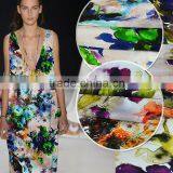 Silk Linen Custom Printed Fabric for Garment thumbnail-1
