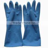 Latex Household glove with cotton fabric