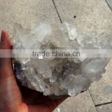 Light Smoky Quartz Cluster Rough Crystal Stones for Home Decor
