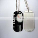 Custom Cheap Stainless Steel Printing Dogtag With Ball Chain thumbnail-1