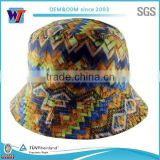 High quality mens brush cotton bucket hat with string