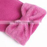 2015 Hot Sale Winter Warm Girls Igloves Newest Fashion Fleece Thermal Gloves Pink With Bowknow thumbnail-5