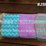 New Stytle Sponge Scrubber With Printing 3PC Sponge Scrubber 4PC Scrubbing Sponges All Purpose Household Scour thumbnail-1