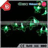 TZFEITIAN Walmart SEDEX Audit Outdoor Decor Green Color Maple Leaf String Light thumbnail-2
