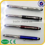 led torch light pen stylus ballpoint pen,light ball pen