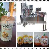 Ice cream stand up pouch filling sealing machine 200ml