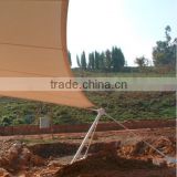 HDPE Sail Material and Shade with steel frame as an accessorial building tent