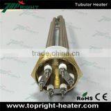 U shape Custom 3kw flange copper made tubular heater element