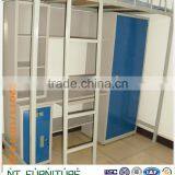 School Dormitory Beds Apartment Metal Bunk Bed Student Bed With Computer Desk thumbnail-1