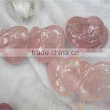 Rose Quartz Heart and Arrow Crystal Heart for Sale thumbnail-3