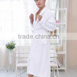 OEM White Lucxury Cotton Bathrobe for Men thumbnail-2
