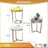 Living Room Turkish Furniture Density Board Table Top Steel Base Coffee Table