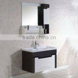 Antique White+black Gloss Bathroom Vanity,bathroom Furniture White Color thumbnail-1