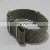22mm Gray Military Import Nylon Nato Watch Band thumbnail-3