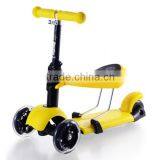 New Style Kids Kick Pedal Scooter With Seat for Sale
