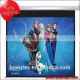 Wall Mount/Ceiling Mount Manual Projection Screen With 70~150 Inch Screen for Office Visual Equipment thumbnail-1