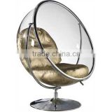 2015 supply new design acrylic hollow sphere chair