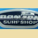 Classic Embossed Black and White Pvc Label for Garments thumbnail-1