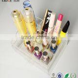 Fashion Design Clear Elegant Acrylic Makeup Organizer With Drawers