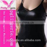 Party Dress Sexy Leather Dress for Girl thumbnail-5