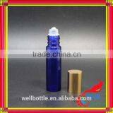 15ml Deodorant Glass Roll on Bottle Perfume Empty Glass Bottle Blue Frost for Essential Oil thumbnail-6