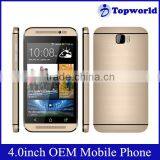 USD30 4.0inch Smartphone Android 480*800P Camera 2MP RAM 512MB ROM 4GB A500 OEM Mobile Phone