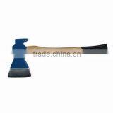 Axe, With Wooden Handle, Weight of 1.5lbs, Carbon Steel in Drop-forged, 47-55HRC Heat Treatment