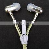 Hgih Quality Cheap Metal Zipper Earphone Earbuds for Iphone thumbnail-5