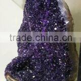 Nature Fantastic Crystal Dark Amethyst Cluster for Sale