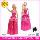 2014 New Hot Sale Real Doll Toys With Pink Dress for Girl Chirldren thumbnail-1