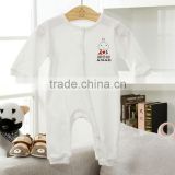 Eco-friendly high quality custom cotton new born baby clothes