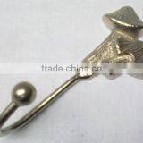 Cast Iron Hooks for Clothes With Nickel Plated