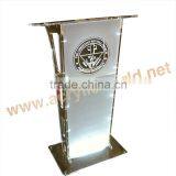 Led Lights Acrylic Podium Stand Factory thumbnail-6