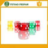 Plastic Game Dice With Round Corner Transparent 6 Sided Dice thumbnail-1