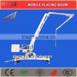 TOP! 13m 15m 17m 18m Mobile Hydraulic Spider Boom with Wheels/Concrete Distributor