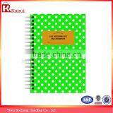 Yiwu Factory Supply Excellent Design Custom Spiral NoteBook