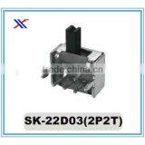 Sk-22D03(2P2T) Mini 2p2t Slide Switch